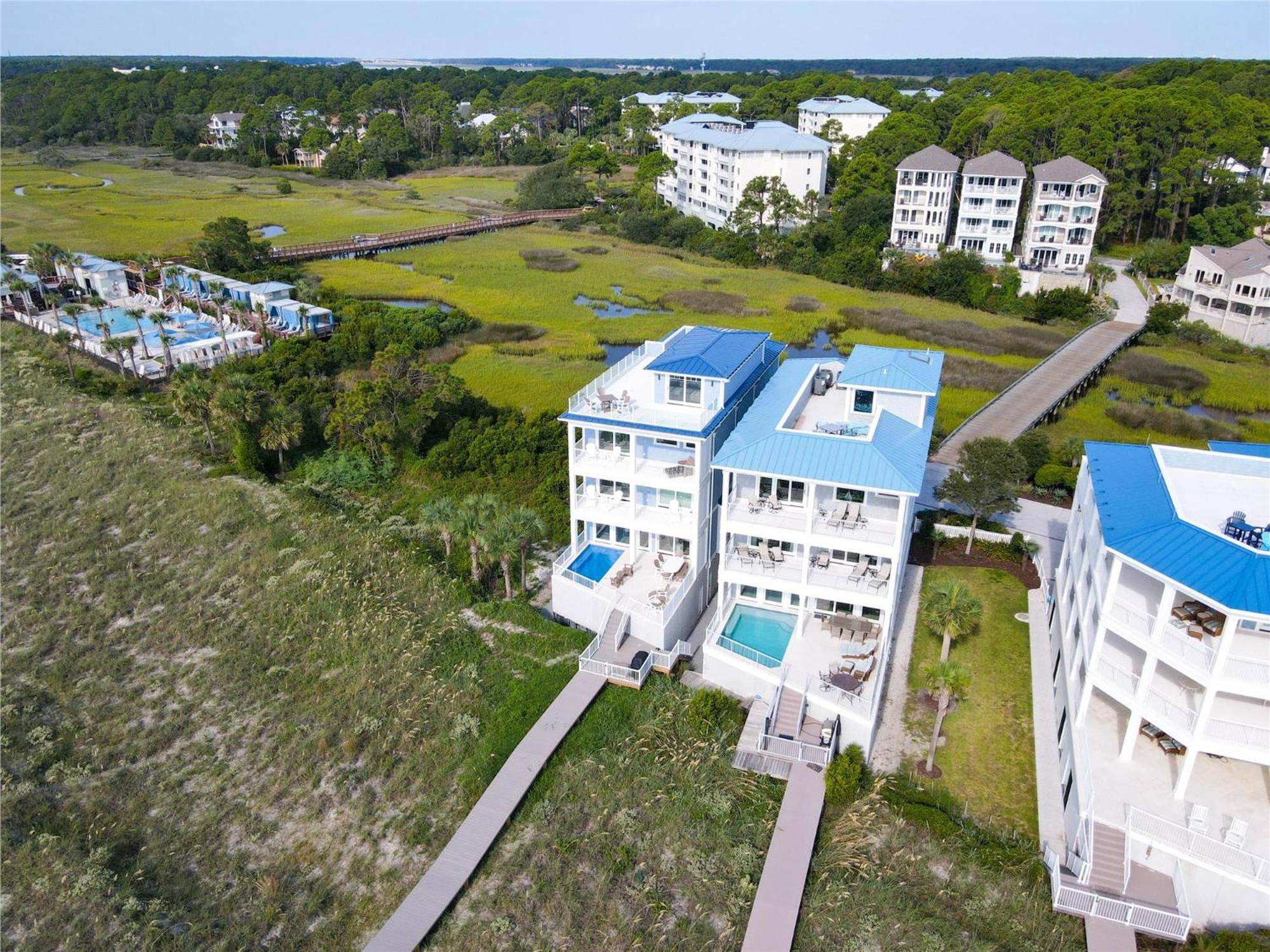 8 Terra Bella Trace- Oceanfront, 6 Primary Rooms, Pool, Roof Top, Free Activities Included Гілтон-Гед-Айленд Екстер'єр фото